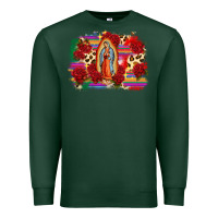 Sports Green Our Lady of Guadalupe Premium Sweatshirt - CTS Tumbler Store