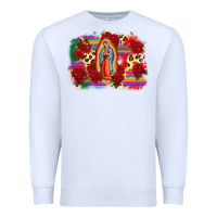 White Our Lady of Guadalupe Premium Sweatshirt - CTS Tumbler Store