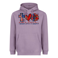 Lavender faith love freedom Heavyweight Hoodie - Zillion Design Studio
