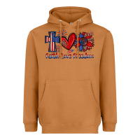 Faith Love Freedom Heavyweight Hoodie | Teevron