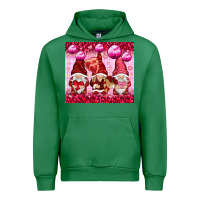 Emerald valentines gnomies with leopard Urban Hoodie - NancyCooperArtShop