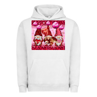 Pigment Lunar Rock valentines gnomies with leopard Urban Hoodie - NancyCooperArtShop