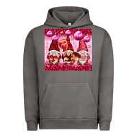 Pigment Tornado valentines gnomies with leopard Urban Hoodie - NancyCooperArtShop