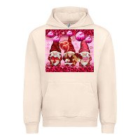 Sandshell valentines gnomies with leopard Urban Hoodie - NancyCooperArtShop