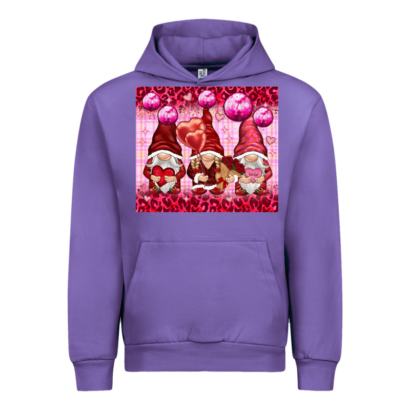 Valentines Gnomies With Leopard Urban Hoodie by NancyCooperArtShop | Teevron