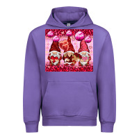 Tulip valentines gnomies with leopard Urban Hoodie - NancyCooperArtShop