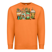 Carrot highly caffeinated coffee cups Premium Sweatshirt - Zillion Design Studio