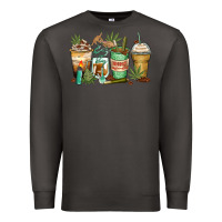 Smoke highly caffeinated coffee cups Premium Sweatshirt - Zillion Design Studio