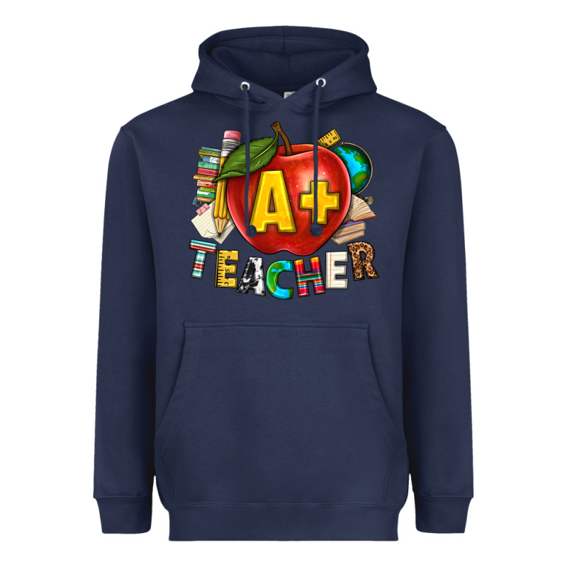 A Plus Teacher Heavyweight Hoodie by texasbilliewilder | Teevron