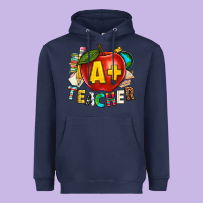 A Plus Teacher Heavyweight Hoodie Designed By Texasbilliewilder
