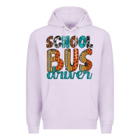 Lilac school bus driver Premium Hoodie - Artiststas