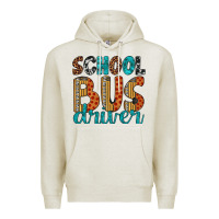 Oatmeal Heather school bus driver Premium Hoodie - Artiststas