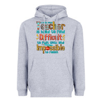 Heather Grey a truly great teacher Heavyweight Hoodie - texasbilliewilder