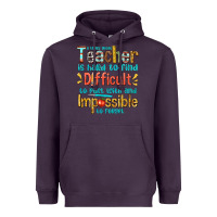 Plum a truly great teacher Heavyweight Hoodie - texasbilliewilder
