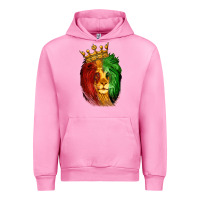 Fuchsia Pink Juneteenth Lion King Urban Hoodie - LillyAllenDesigns