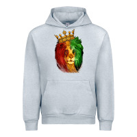 Heather Grey Juneteenth Lion King Urban Hoodie - LillyAllenDesigns