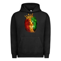 Pigment Black Juneteenth Lion King Urban Hoodie - LillyAllenDesigns