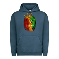 Pigment Midnight Navy Juneteenth Lion King Urban Hoodie - LillyAllenDesigns
