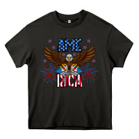 Asphalt America eagle Heavy Core Tee - CowhideDigitalArt