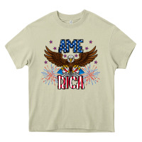 Mossy America eagle Heavy Core Tee - CowhideDigitalArt