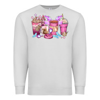 Dove Grey princess coffee cups Premium Sweatshirt - Zillion Design Studio