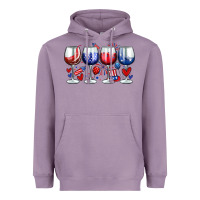 Lavender American wine glasses Heavyweight Hoodie - Zillion Design Studio