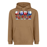 Toasted Coconut American wine glasses Heavyweight Hoodie - Zillion Design Studio