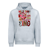 Heather Grey wild thing you make my heart sing Urban Hoodie - NancyCooperArtShop