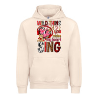 Sandshell wild thing you make my heart sing Urban Hoodie - NancyCooperArtShop