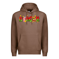 Chestnut burger with coke and stars Premium Hoodie - AdoDesignShop