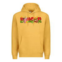 Mustard burger with coke and stars Premium Hoodie - AdoDesignShop