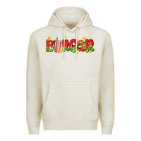 Oatmeal Heather burger with coke and stars Premium Hoodie - AdoDesignShop
