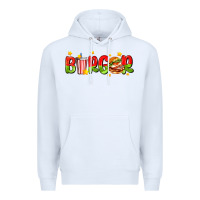 White burger with coke and stars Premium Hoodie - AdoDesignShop