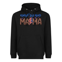 Black American mama Heavyweight Hoodie - Zillion Design Studio