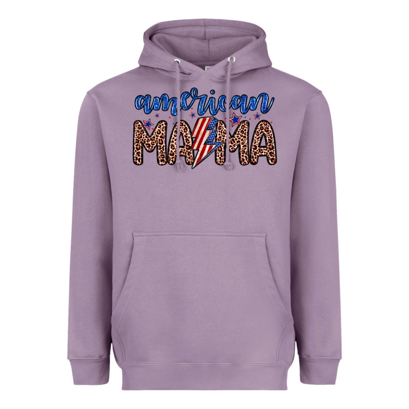 American Mama Heavyweight Hoodie by Zillion Design Studio | Teevron