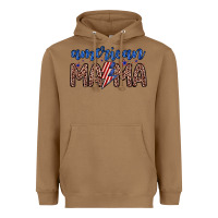Toasted Coconut American mama Heavyweight Hoodie - Zillion Design Studio