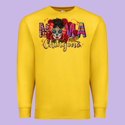 Mama Chingona Premium Sweatshirt Designed By Cts Tumbler Store