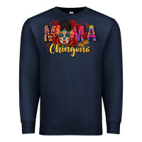 Navy mama chingona Premium Sweatshirt - CTS Tumbler Store