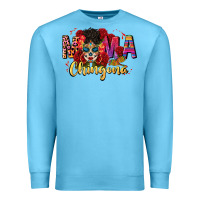 Ocean Blue mama chingona Premium Sweatshirt - CTS Tumbler Store