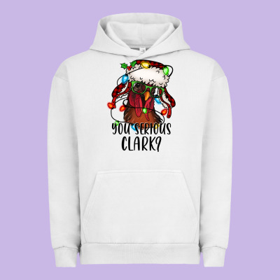 You Serious Clark Christmas Vacation Rooster Urban Hoodie Designed By Jasminsmagicworld