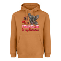 Meerkat my frenchie is my valentine Heavyweight Hoodie - RanaPortraitStore