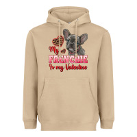 Mushroom my frenchie is my valentine Heavyweight Hoodie - RanaPortraitStore
