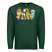 Sports Green school bus coffee cups Premium Sweatshirt - Zillion Design Studio
