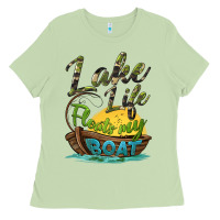 Matcha lake life floats my boat Ladies Tee - BarkalooDesign