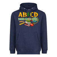 Navy abcd back to school Heavyweight Hoodie - texasbilliewilder