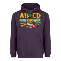 Plum abcd back to school Heavyweight Hoodie - texasbilliewilder