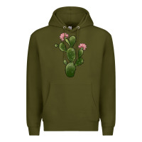 Army Green cactus 2 Premium Hoodie - JahusDesignShop