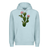 Blue Mist cactus 2 Premium Hoodie - JahusDesignShop