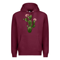 Burgundy cactus 2 Premium Hoodie - JahusDesignShop