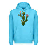 Ocean Blue cactus 2 Premium Hoodie - JahusDesignShop